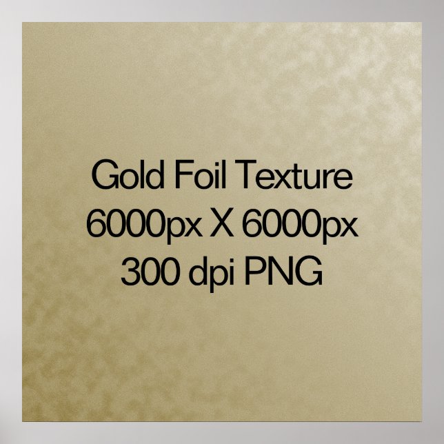 Poster Texture Gold Foil, 6000px X 6000px PNG (Devant)