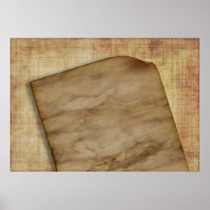 Poster Texture papier structure ancienne
