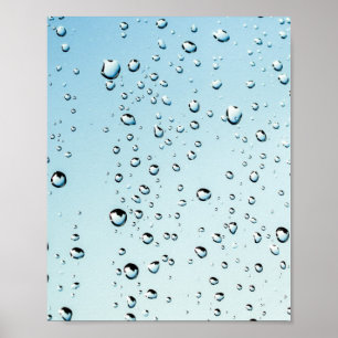 Poster Texture Raindrops