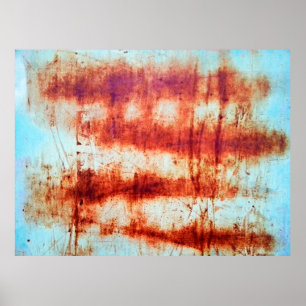 Poster Texture rouillée