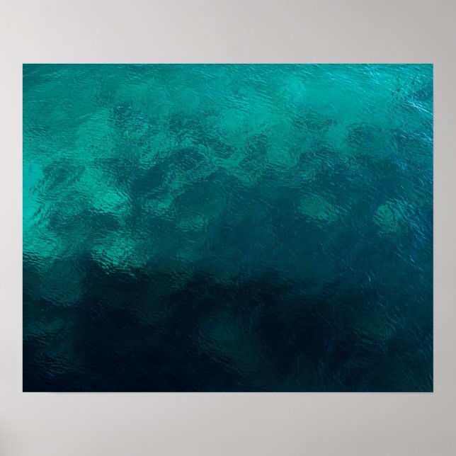 Poster Texture verte en verre dépoli (Devant)