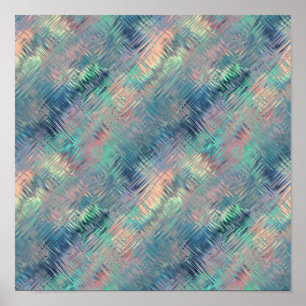 Poster Texture vitrée bleue d'Alexandrite