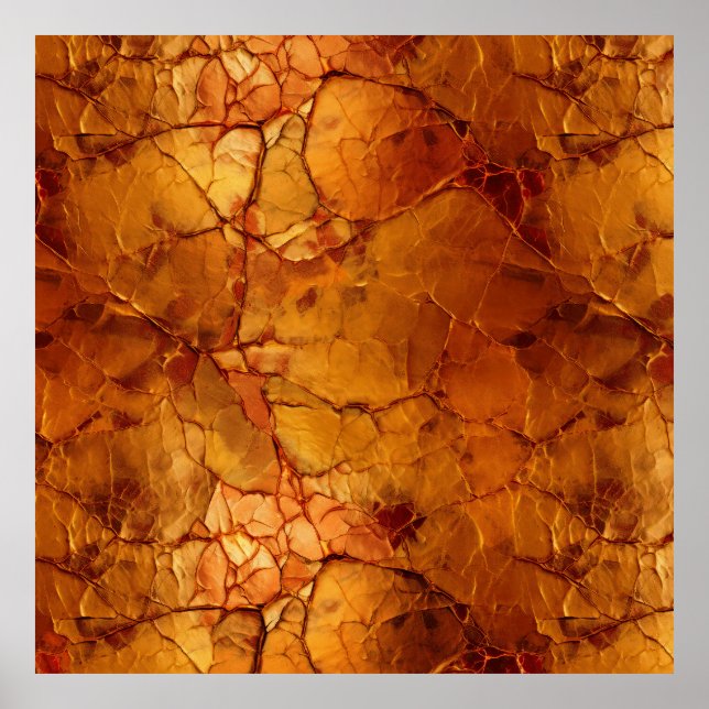 Poster Textures Brown dorées (Devant)