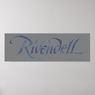 Poster Texturisé nommé de Rivendell