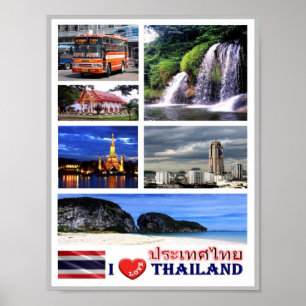 Poster Thailand - I Love -