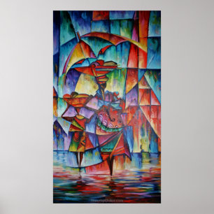 Poster Thank you Mama 1 - Canvas Print