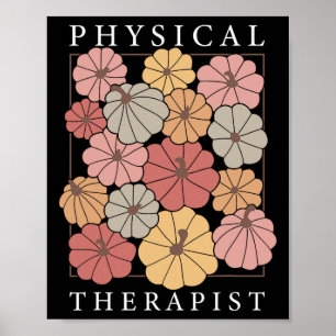 Poster Thanksg, Citrouille de thérapie physique Chute Pt