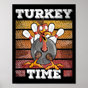 Poster Thanksgiving Bowl Strike Pin Sport Turquie B
