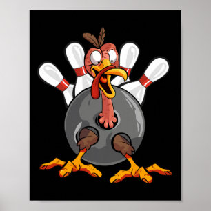 Poster Thanksgiving Bowl Strike Pin Sport Turquie B