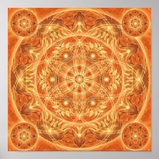 Poster Thanksgiving Mandala