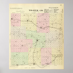 Poster Thayer County, Nebraska