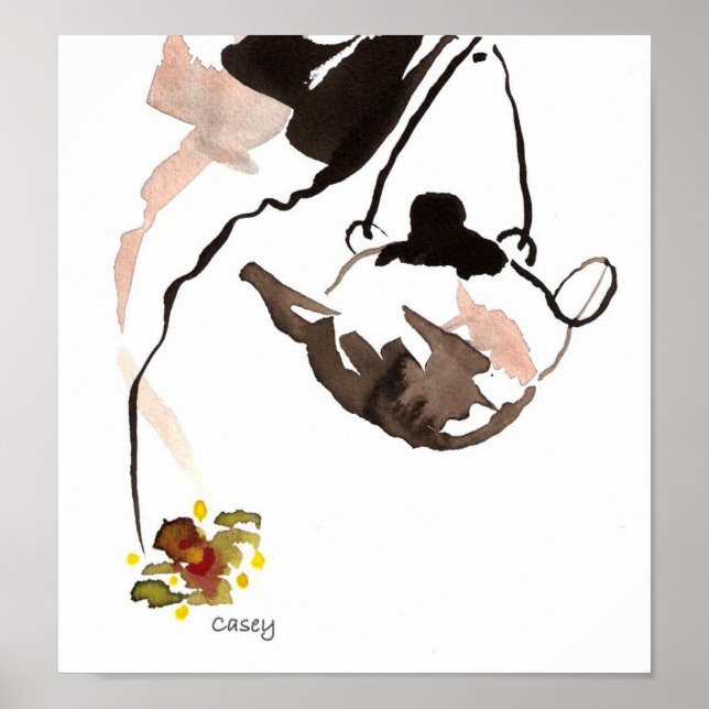 Poster Thé à l'orchidée (Devant)