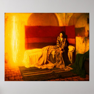 Poster The Annunciation by Henry Ossawa Tanner (1898)