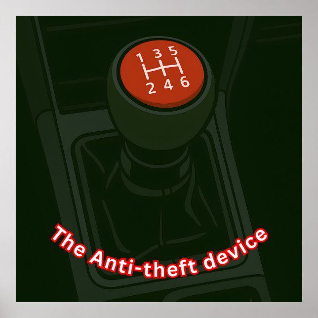 Poster The Anti-Theft Device (Devant)