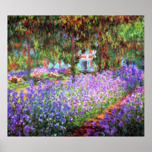 Poster The Artist's Garden at Giverny, Claude Monet