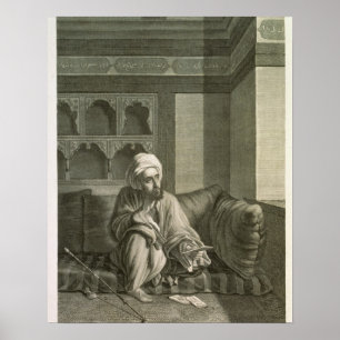 Poster The Astronomer, from Volume II Costumes et Portra
