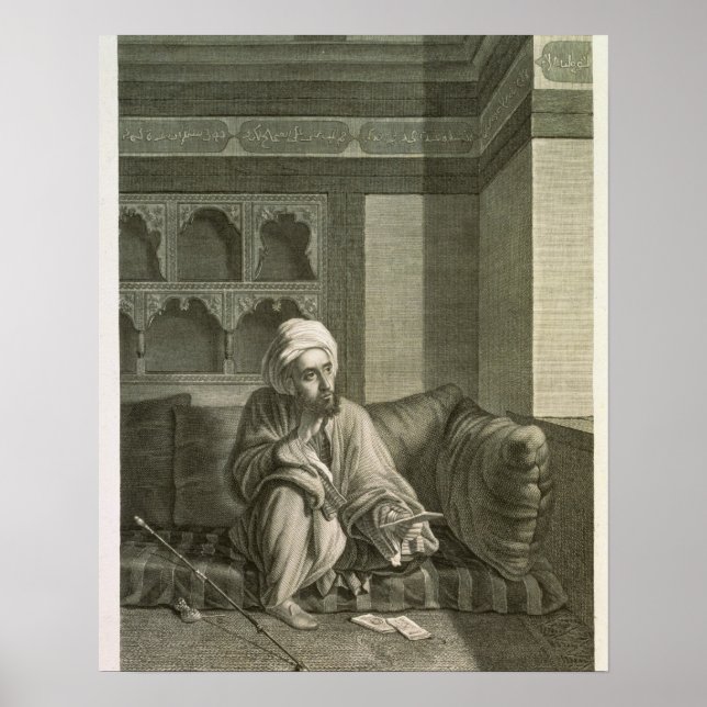 Poster The Astronomer, from Volume II Costumes et Portra (Devant)
