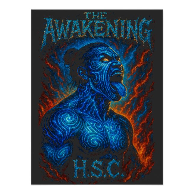 Poster "The Awakening" 4th Album (Devant)