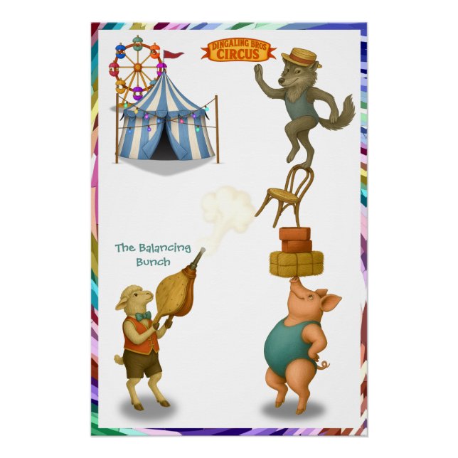 Poster The Balancing Bunch (Devant)