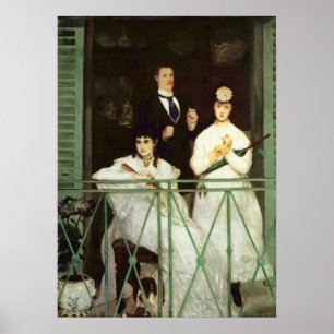 Poster The Balcony - Edouard Manet