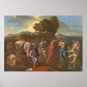 Poster The Baptism of Christ, 1641-42