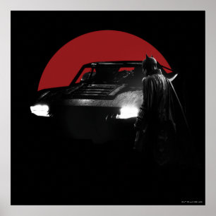 Poster The Batman & Batmobile Graphic