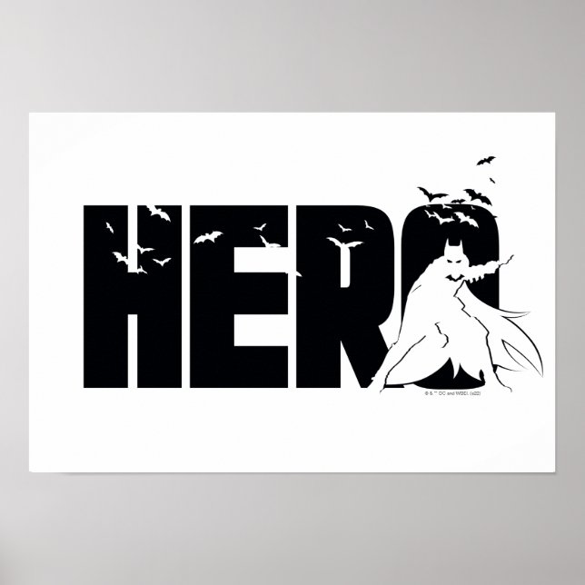 Poster The Batman "Hero" Graphic (Devant)