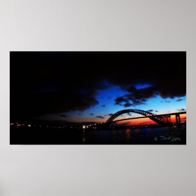Poster~The Bayonne Bridge, in Bayonne, NJ Poster (Vorne)