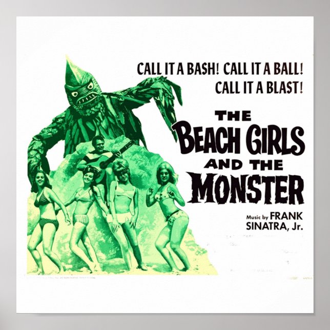 Poster The Beach Girls  (Devant)