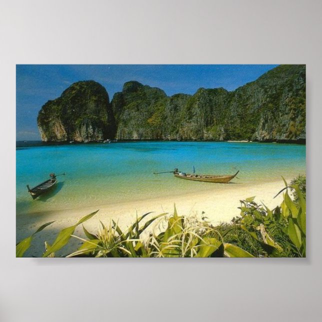 Poster "The Beach" Thaïlande (Devant)