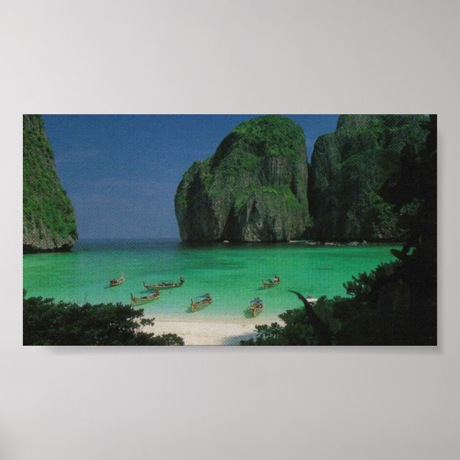 Poster "The Beach" Thaïlande (Devant)