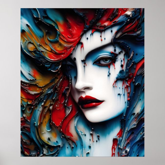 Poster The Beauty from the Wall (Devant)