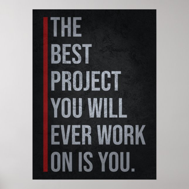 Poster The Best Project Is YOU (Devant)