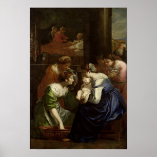 Poster The Birth of the Virgin, c.1620