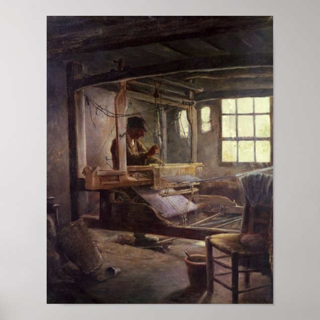 Poster The Breton Weaver, 1888 (Devant)