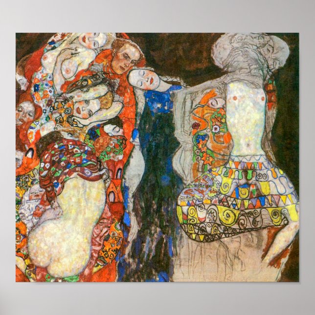 Poster The Bride | Gustav Klimt | (Devant)