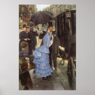 Poster The Bridesmaid (aka The Traveller) by James Tissot