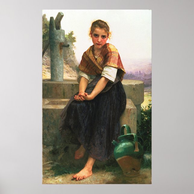 Poster The Broken Pitcher (La Cruche Cassee) 1891 (Devant)