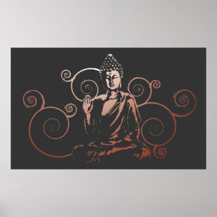 Poster The Buddha Flow Print