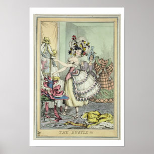 Poster The Bustle, publié par Thomas McLean, Londres (co