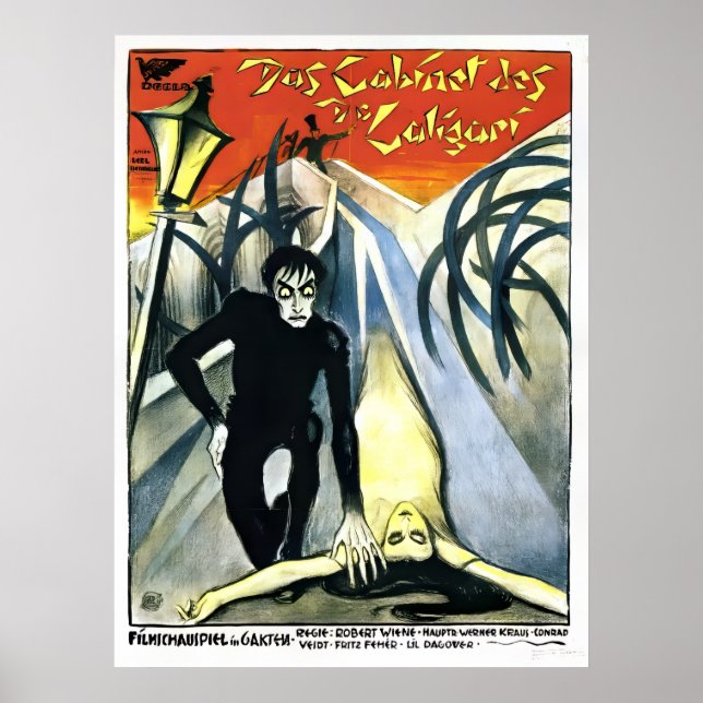 Poster The Cabinet of Dr. Caligari 1920 Restored (Devant)