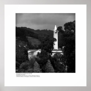 Poster The Campanile from the Berkeley Hills, 1965