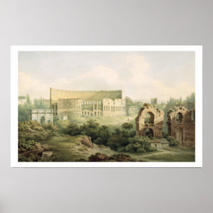 Poster The Colosseum, Rome, 1802 (w/c over graphite on wo