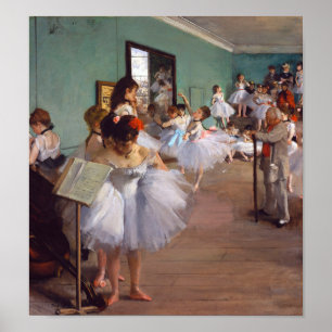 Poster The Dance Class, Edgar Degas