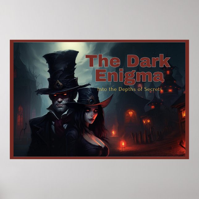 Poster The Dark Enigma (Devant)