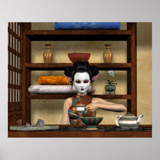 Poster Thé de l'après-midi