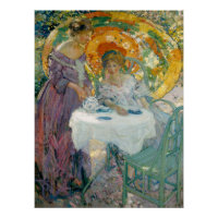 Thé de l'après-midi 1910 par Richard Emile Miller