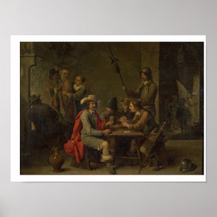 Poster The Denial of St Peter, 1646 (oil on canvas)