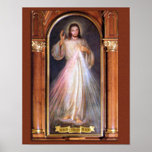 POSTER THE DIVINE MERCY DEVOTIONAL IMAGE (ORIGINAL)
