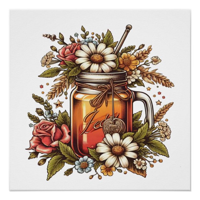 Poster Thé doux (Devant)